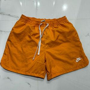 Nike Woven Flow Shorts Orange 6” Length